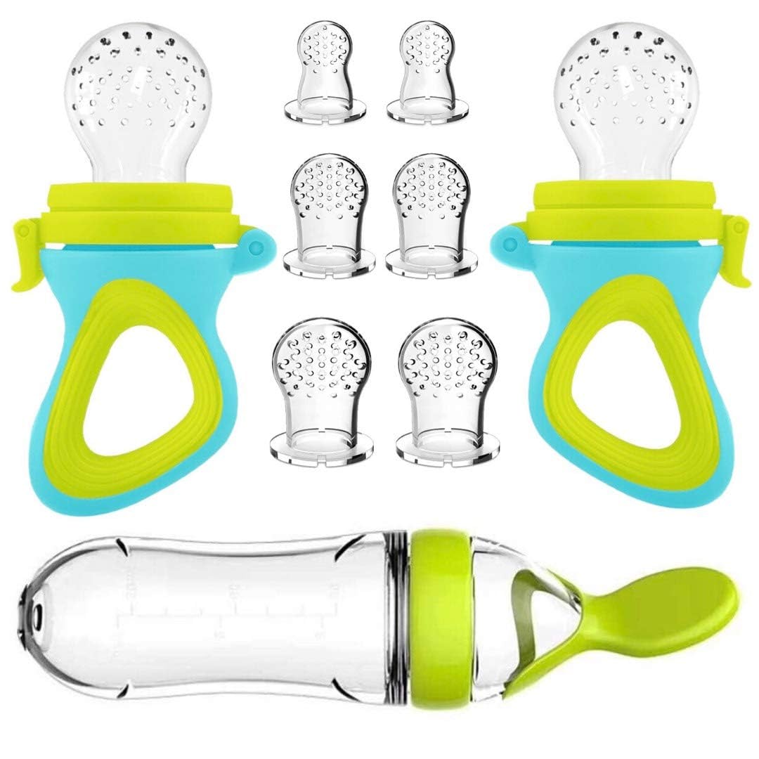 Baby Food Utensil - BiSantos à presser en silicone pour