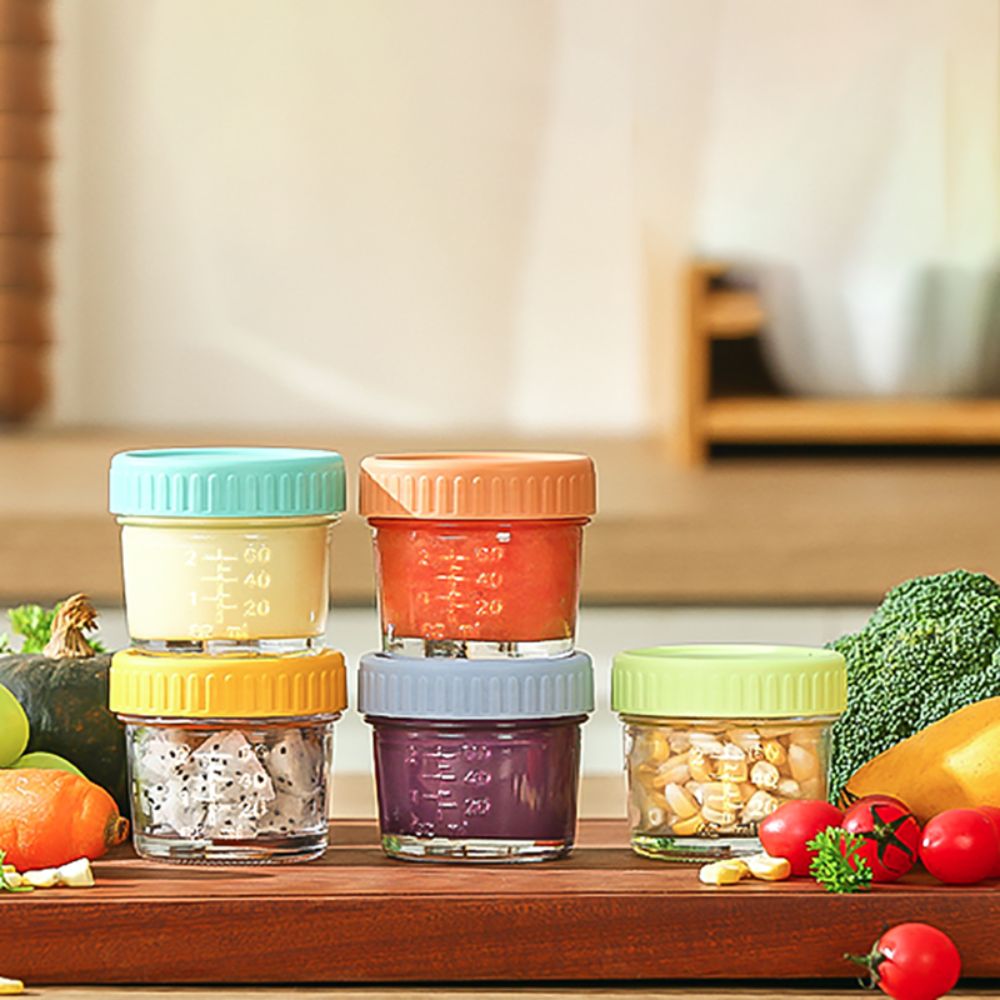 Baby Food Glass Containers - Pot Mason en verre pour aliments