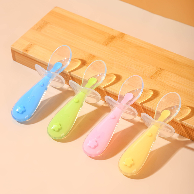 Baby Food Utensil - Cuillère en Silicone pour bébé, alimentation