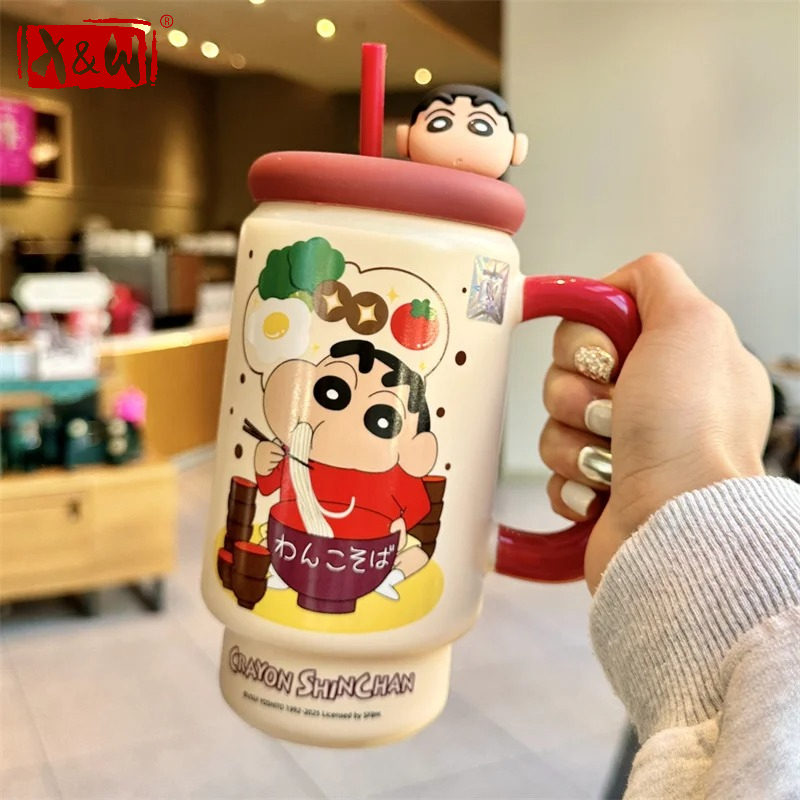 Training Cup Straw - Tasse à eau en céramique X&W
