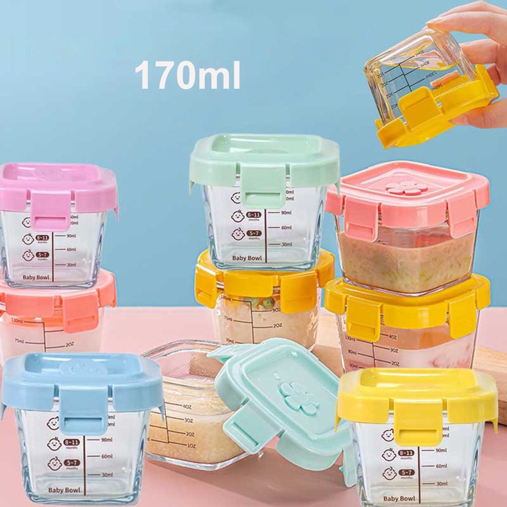 Baby Food Glass Containers - Boîte de stockage des aliments de