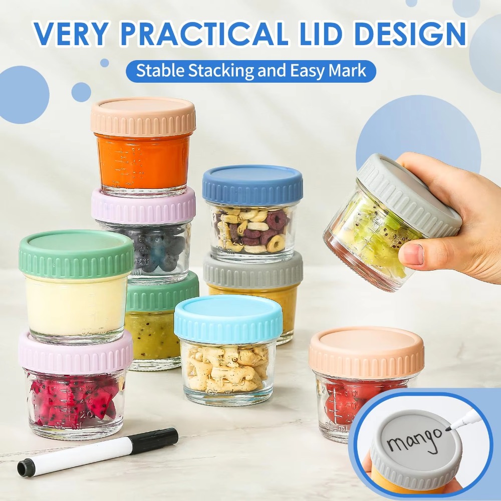 Pot Mason en verre pour alimen - Baby Food Glass Containers avis et prix