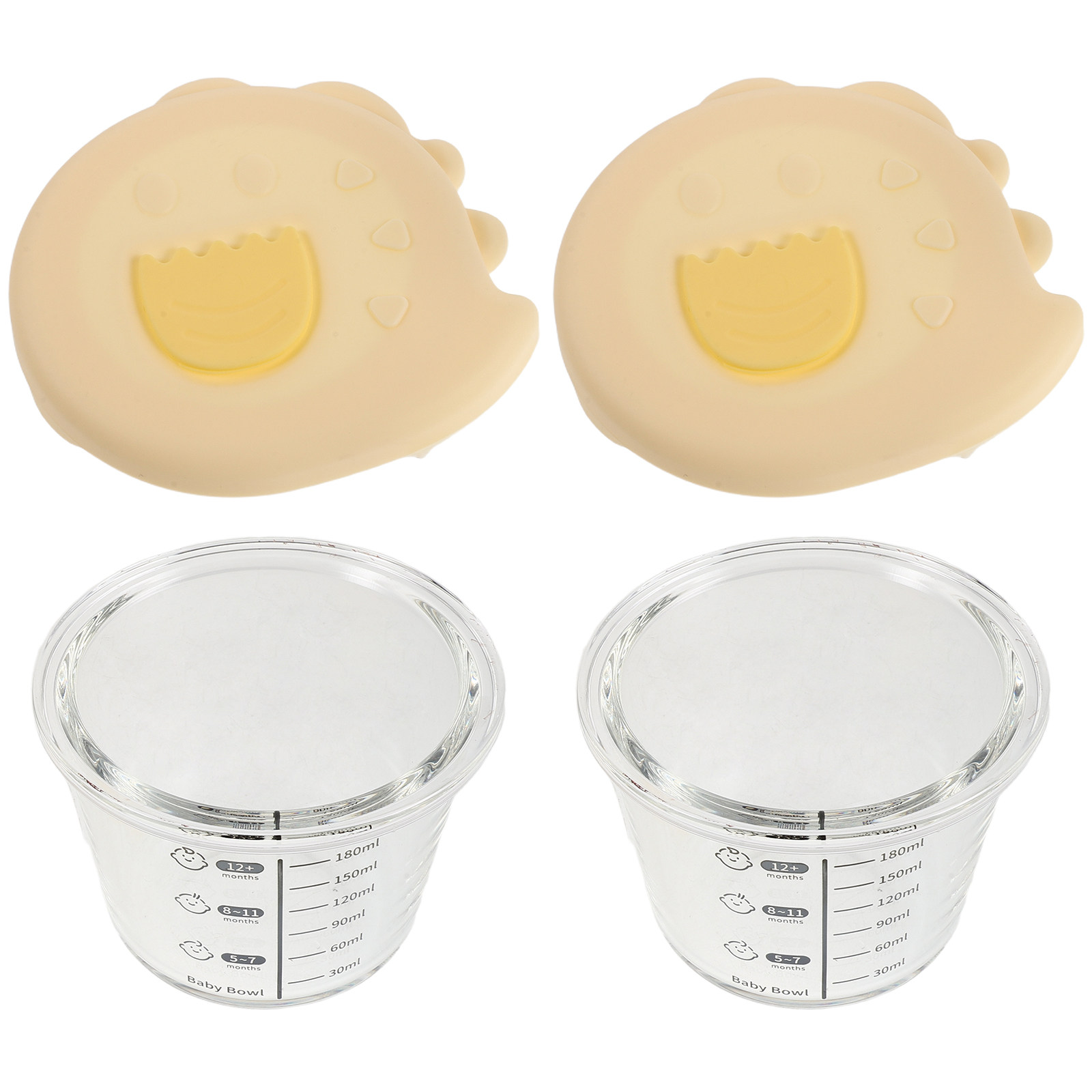 2 pièces de bols en verre pour - Baby Food Glass Containers avis et prix