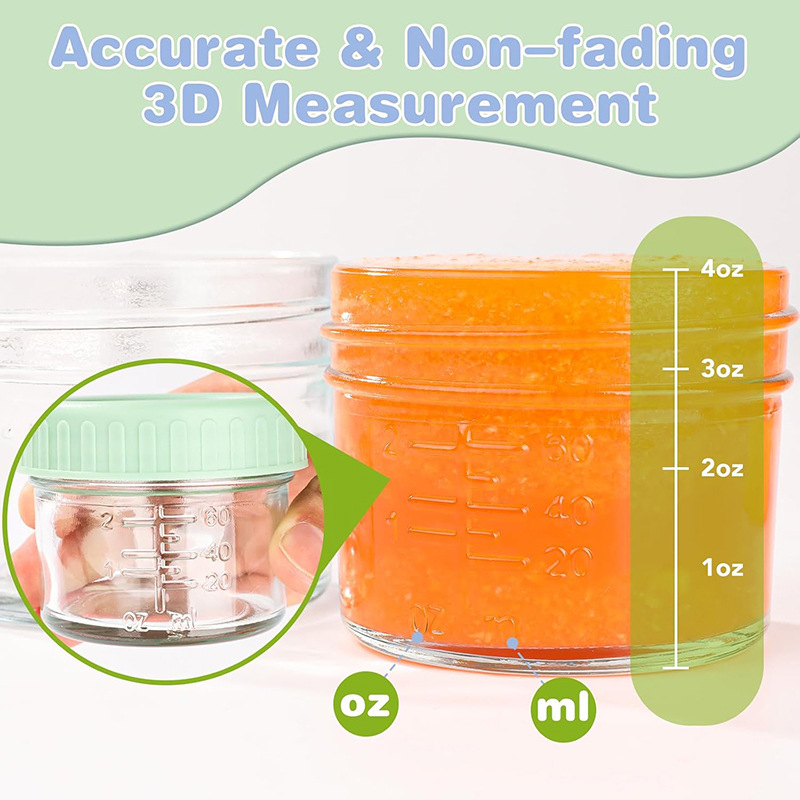 Lot de 6 pots en verre de 120  - Baby Food Oats avis et prix