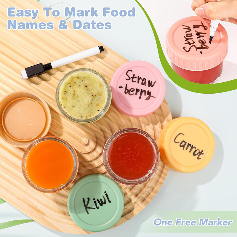 Lot de 6 pots en verre de 120  - Baby Food Oats avis et prix