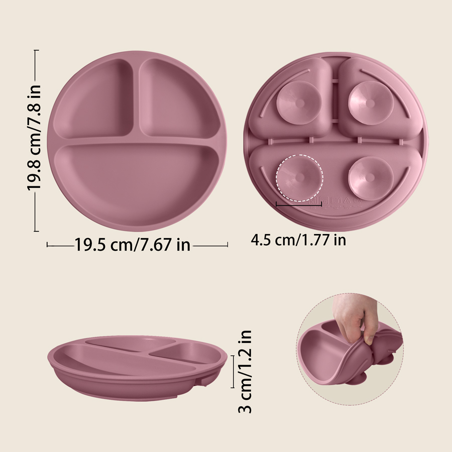 Assiette à manger en Silicone  - Baby Food Utensil avis et prix