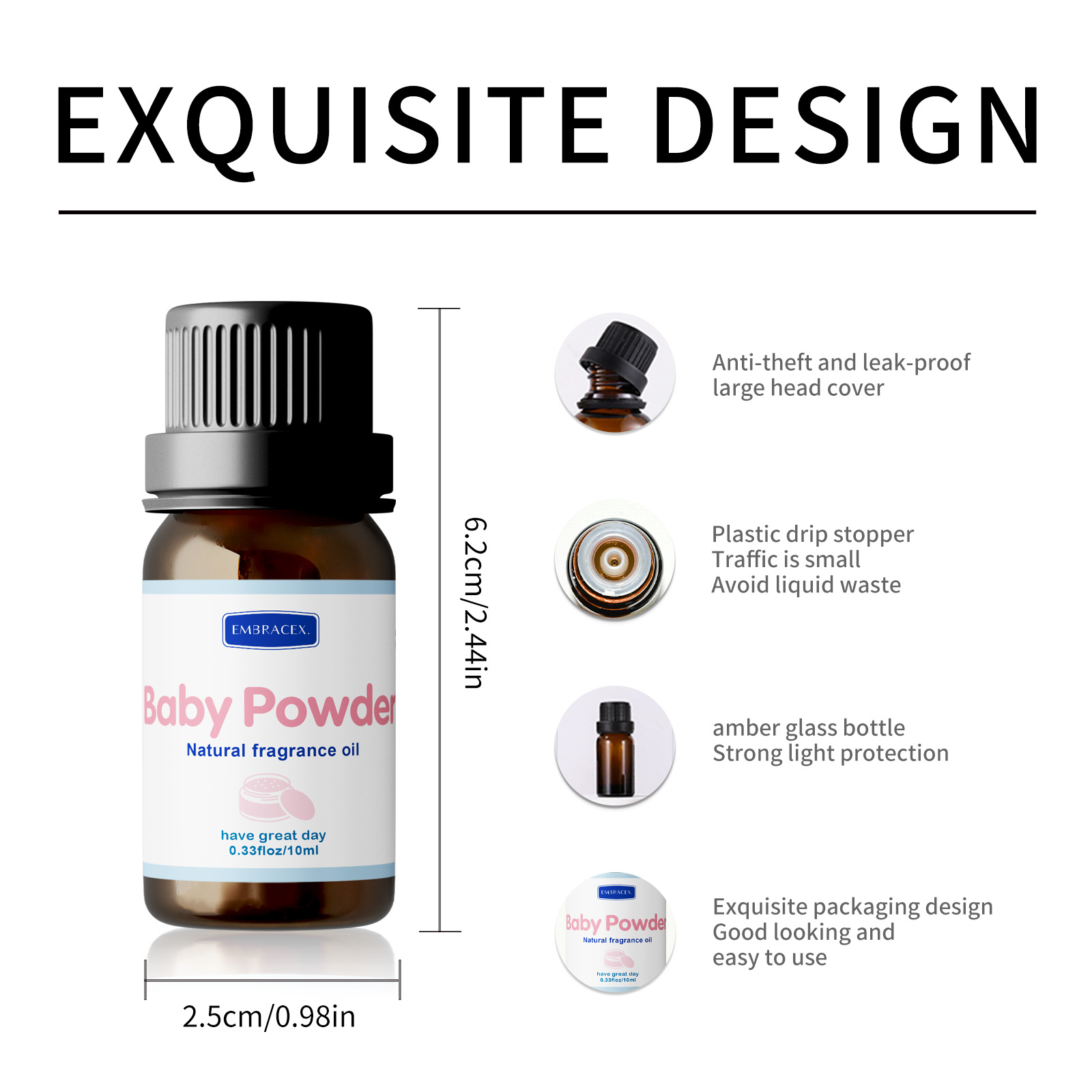 Huiles parfumées pour bébé 10  - Baby Food Oil avis et prix