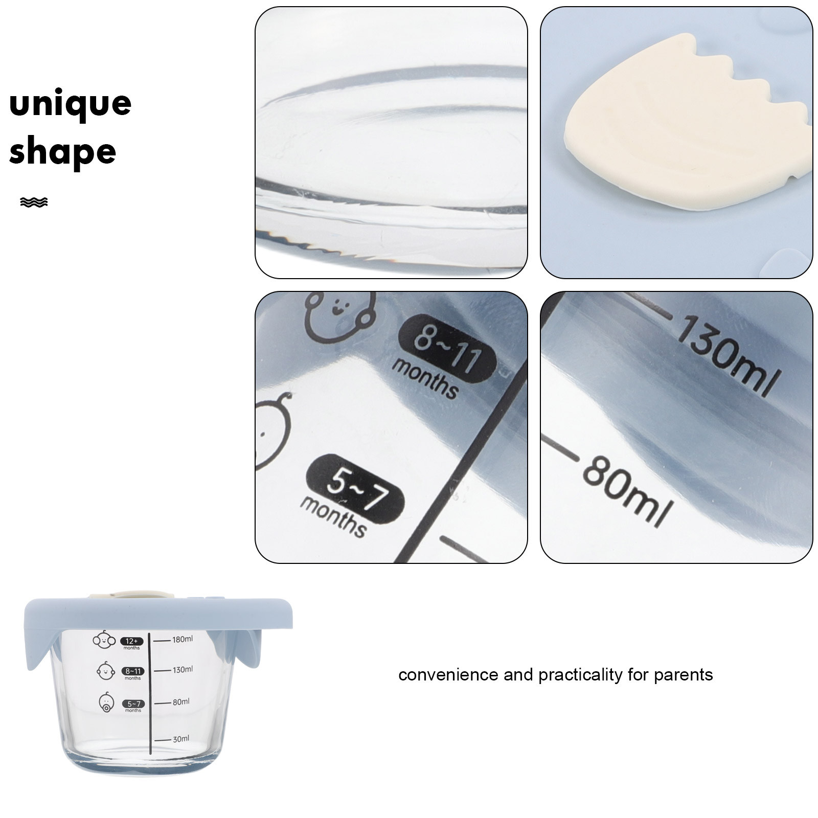 Bols de conservation alimentai - Baby Food Glass Containers avis et prix
